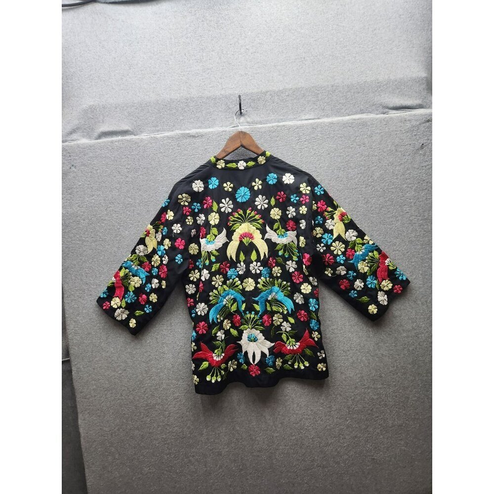 Vintage Caro Of Honolulu Embroidered Jacket Size 14 - Picture 5 of 5
